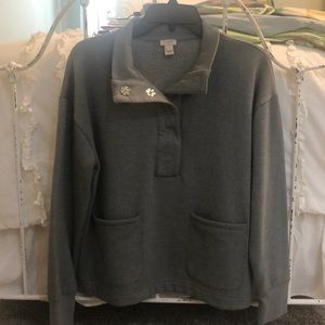 Gray JCrew Popover